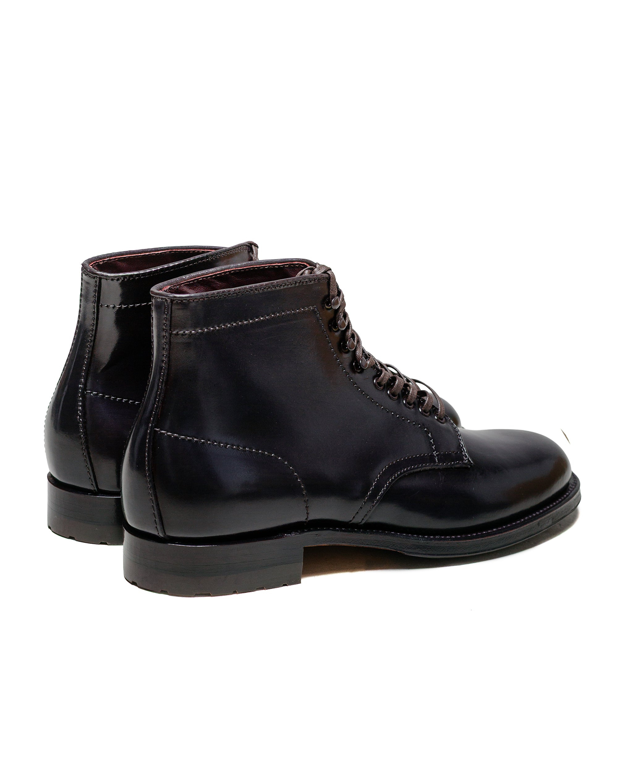 Plain Toe Boot Colour 8 Cordovan with Commando Sole 4600H - 3