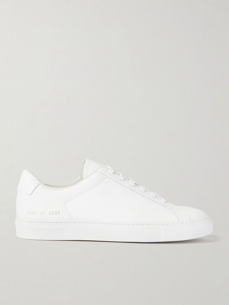 Retro Classic Leather Sneakers White 1