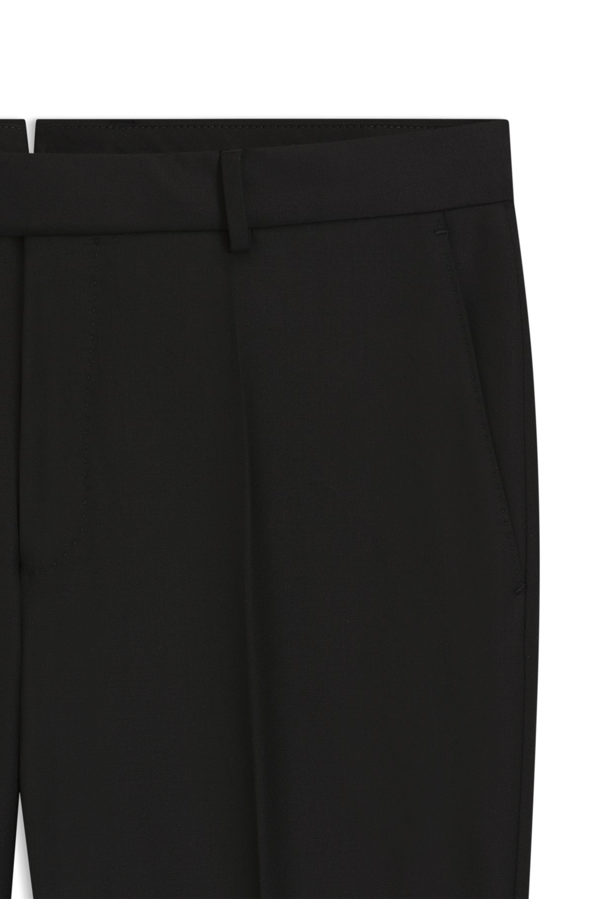 SLIM-FIT TROUSERS IN VIRGIN WOOL WITH STRETCH - 6