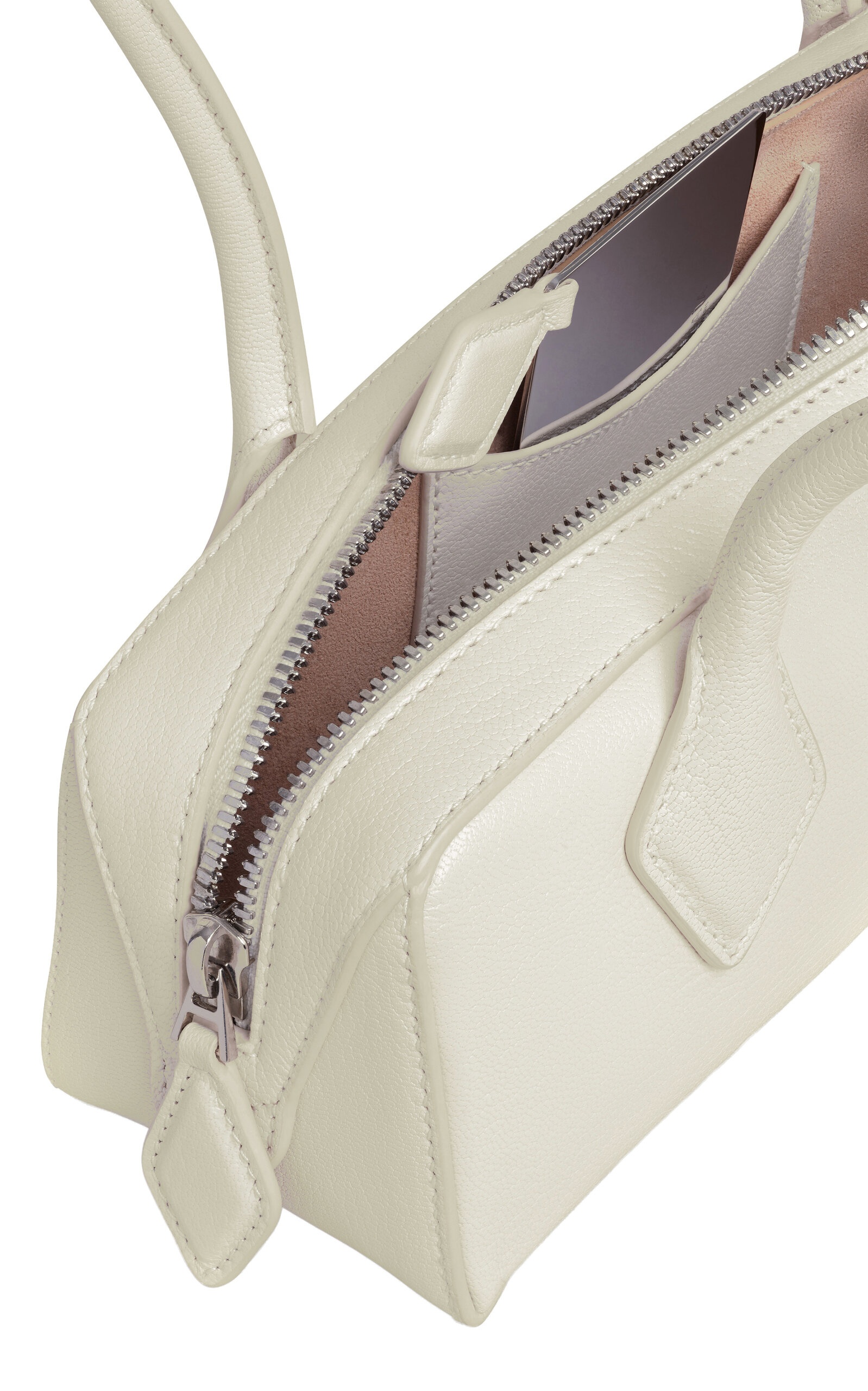 Alaïa Le Teckel Small Leather Bag yellow | REVERSIBLE