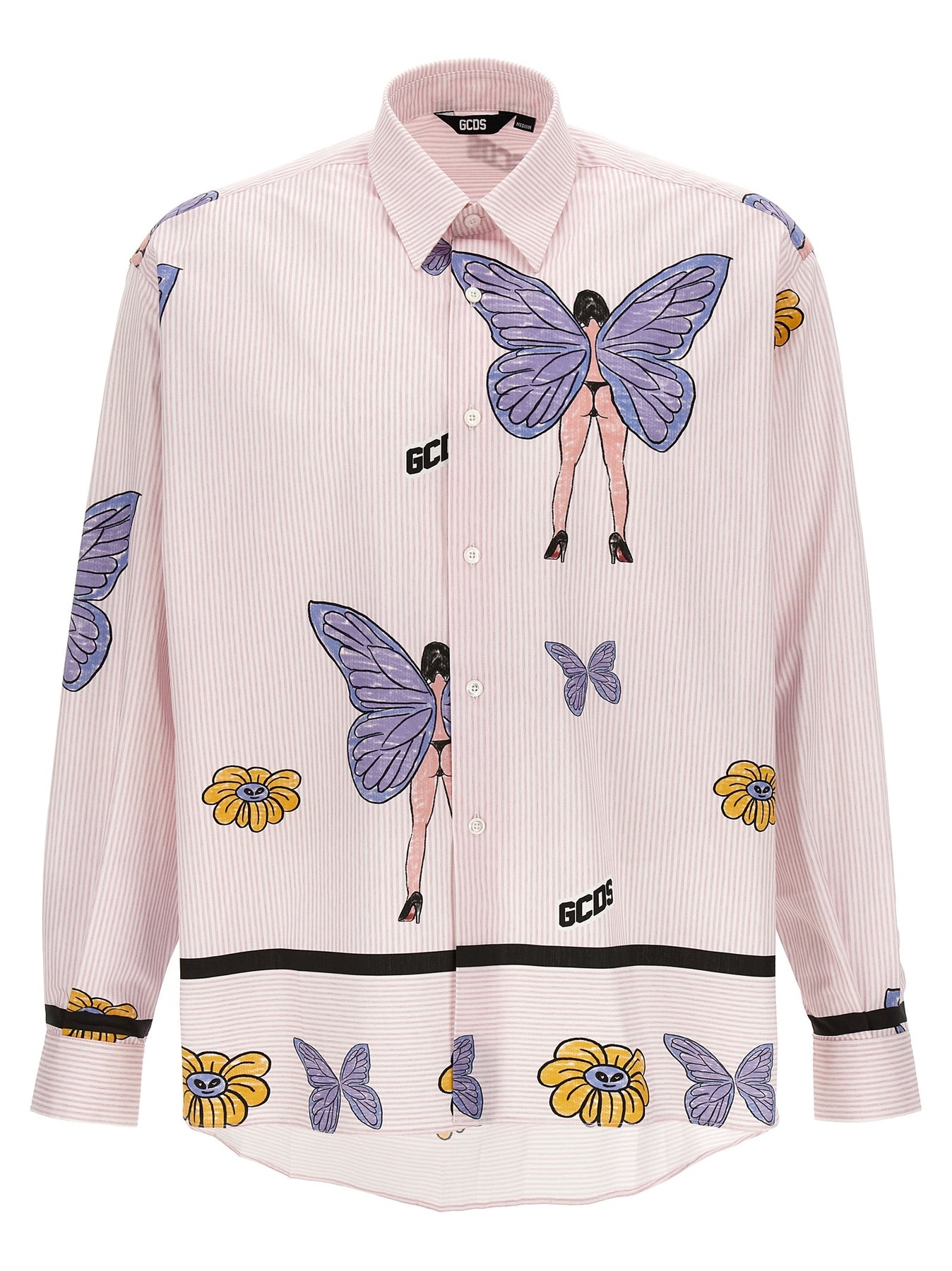 Butterfly Shirt, Blouse Pink - 1