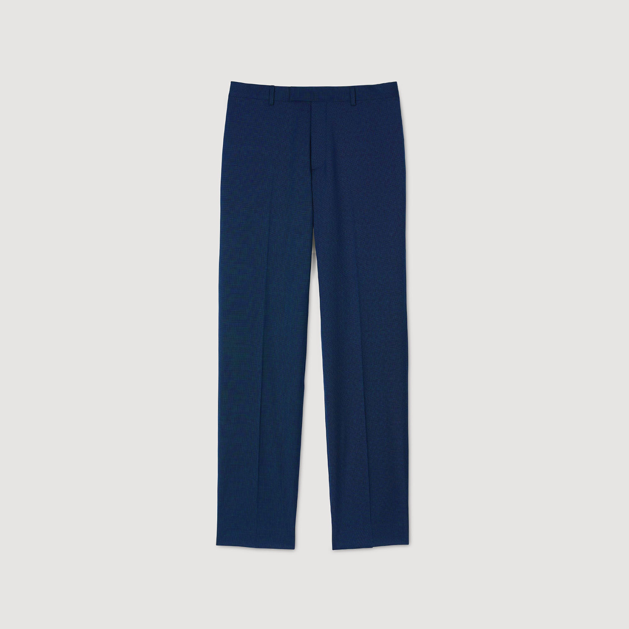 WOOL SUIT TROUSERS - 6