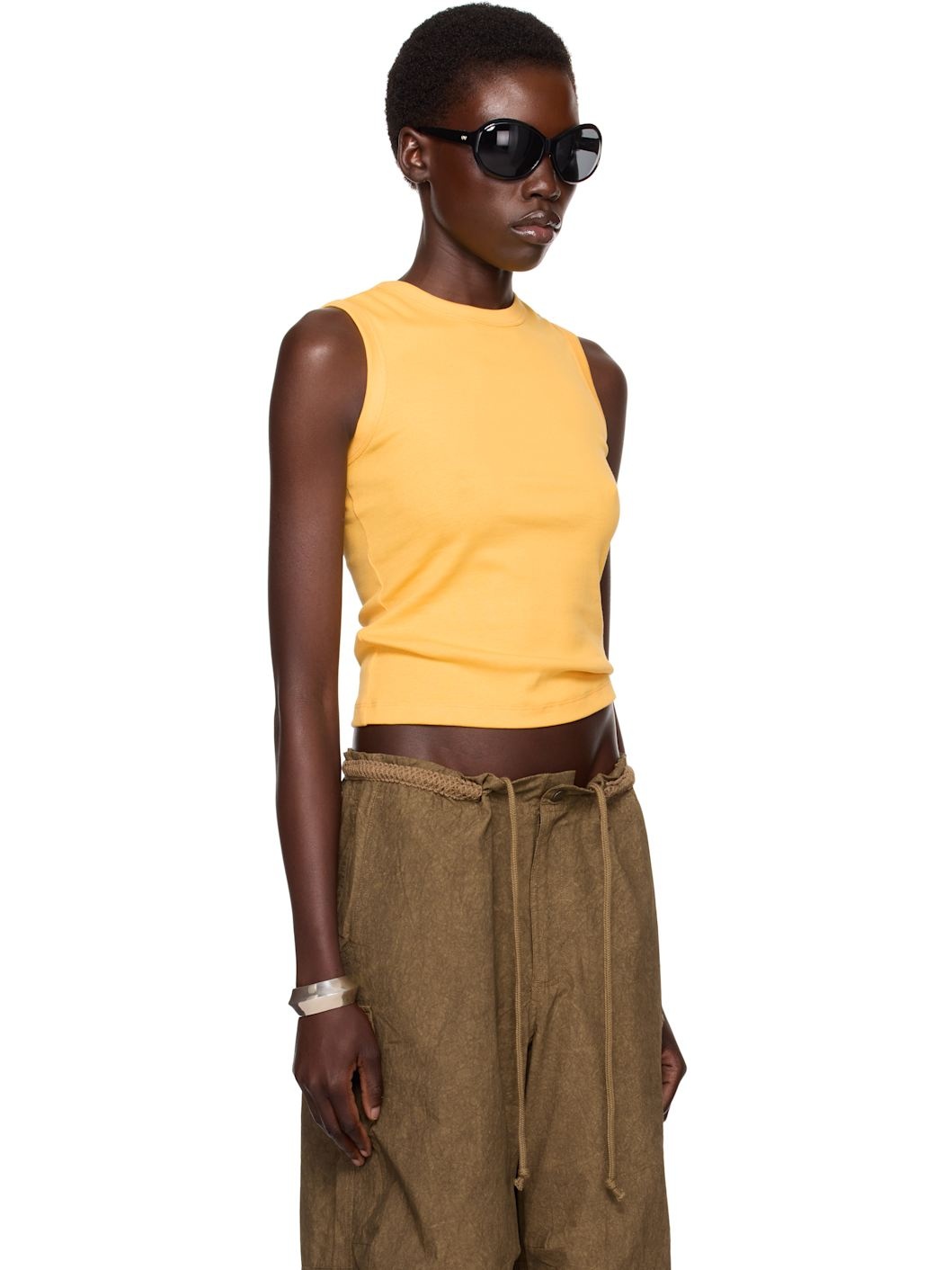 SSENSE Exclusive Yellow Esmé Tank Top - 2