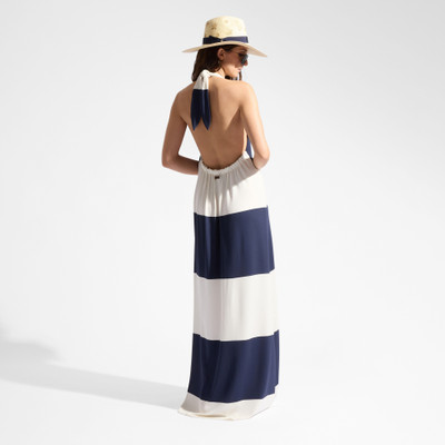 Vilebrequin Women Viscose Jersey Maxi Striped Open-Back Dress outlook