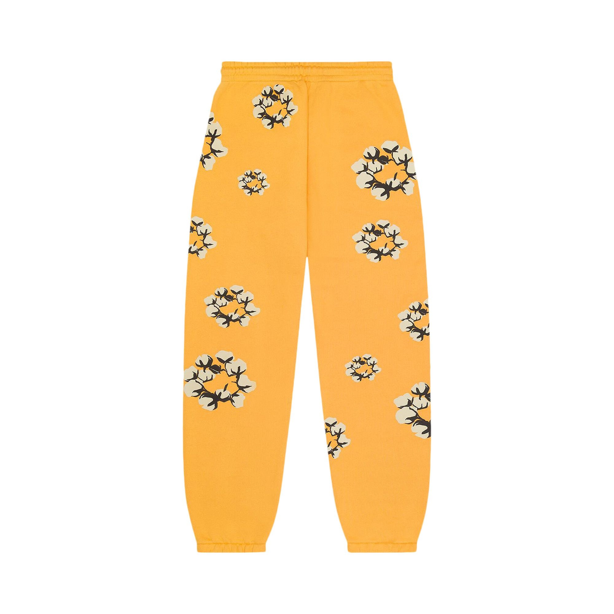 Denim Tears x Cactus Plant Flea Market Cactus Tears Wreath Sweatpants 'Yellow' - 2