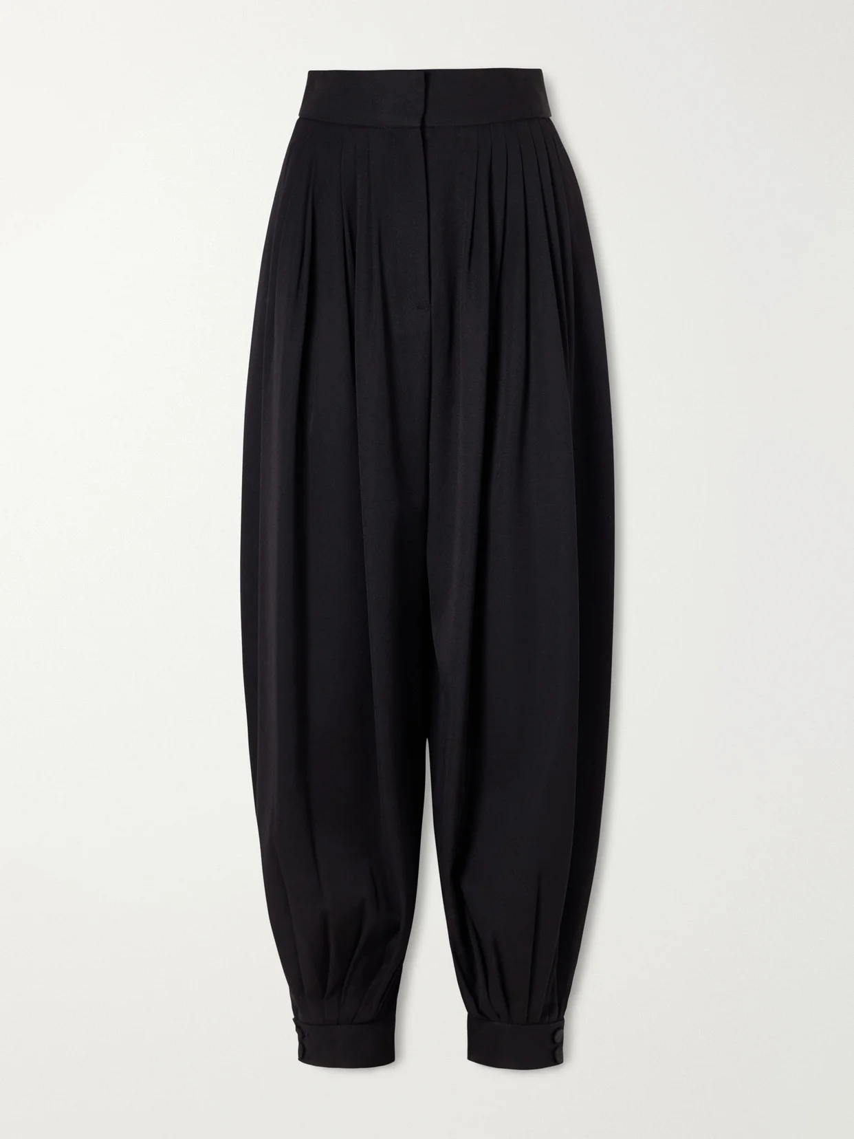 Chapman Pleated Wool Tapered Pants - 1