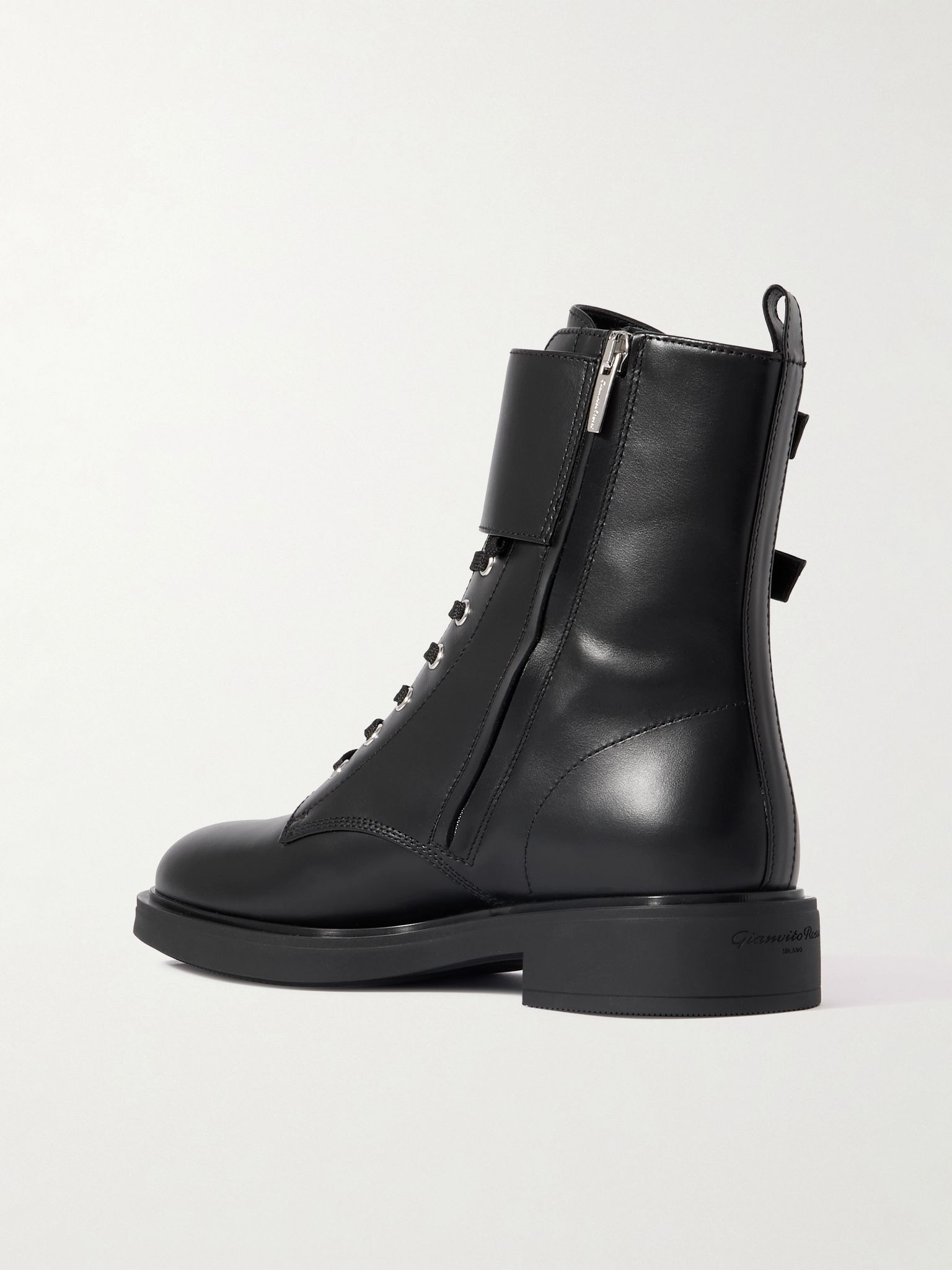 Ripley buckled leather ankle boots Black - 3