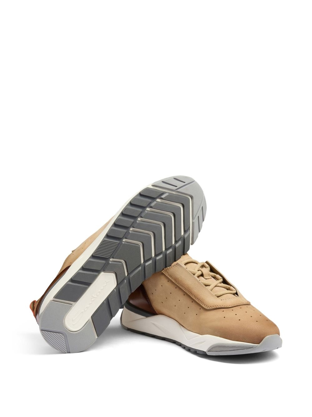 leather sneakers - 4