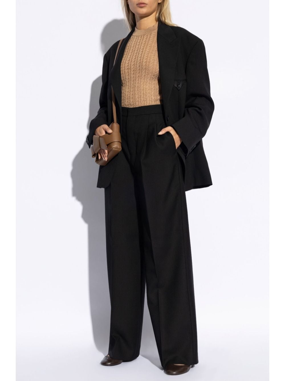 cable-knit jumper - 2