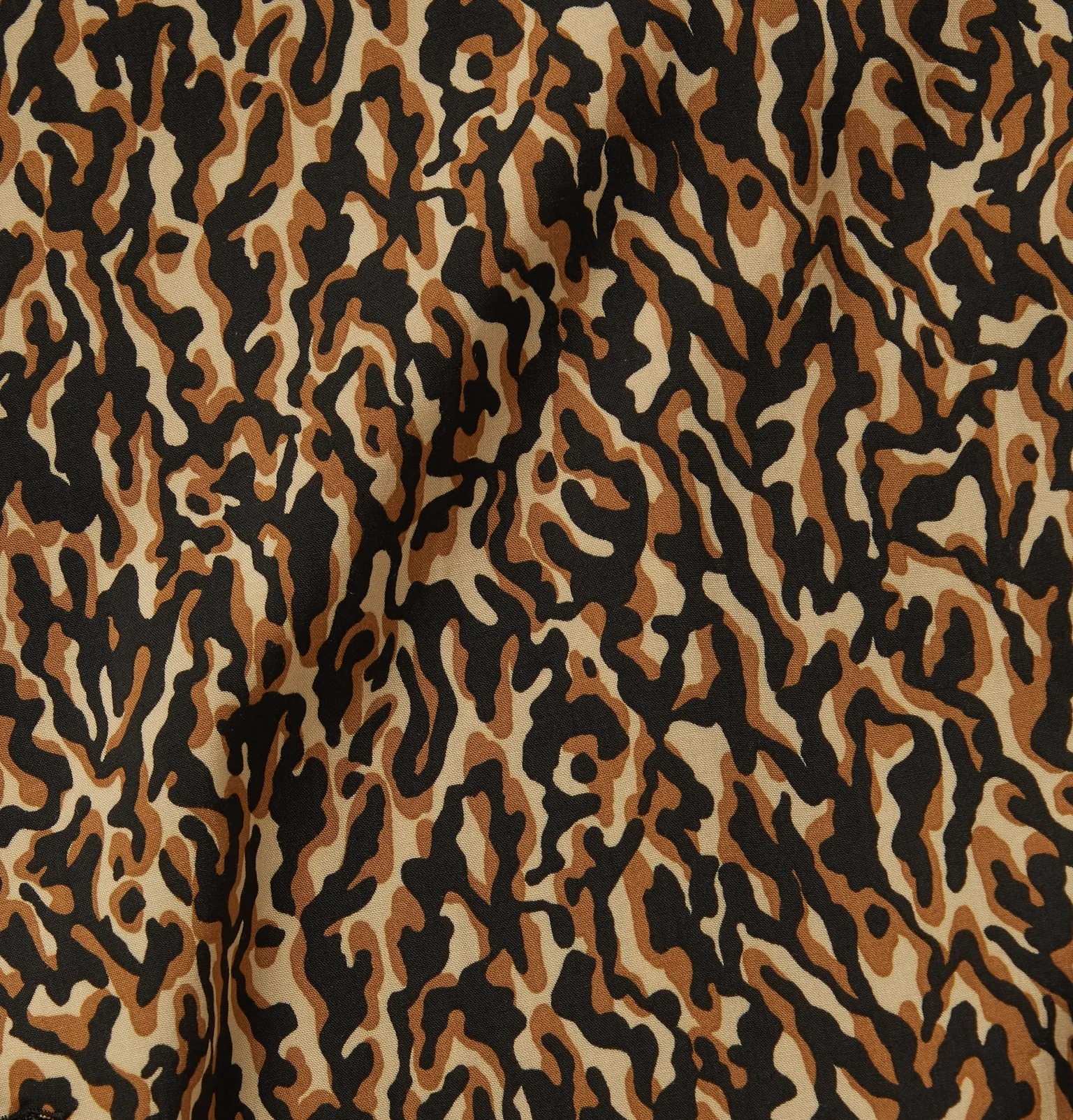 Camp-Collar Leopard-Print Woven Shirt - 3