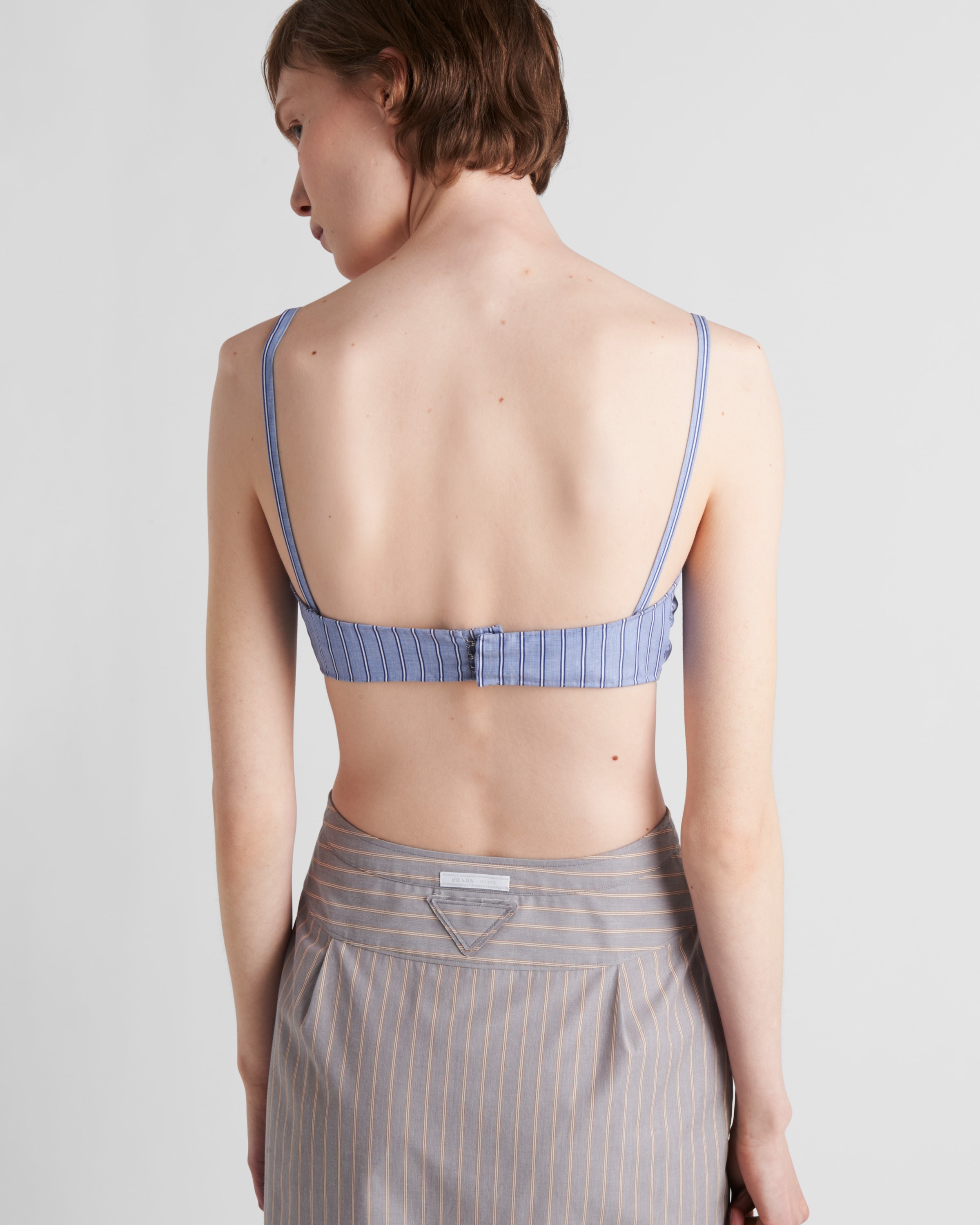 Striped chambray top - 5