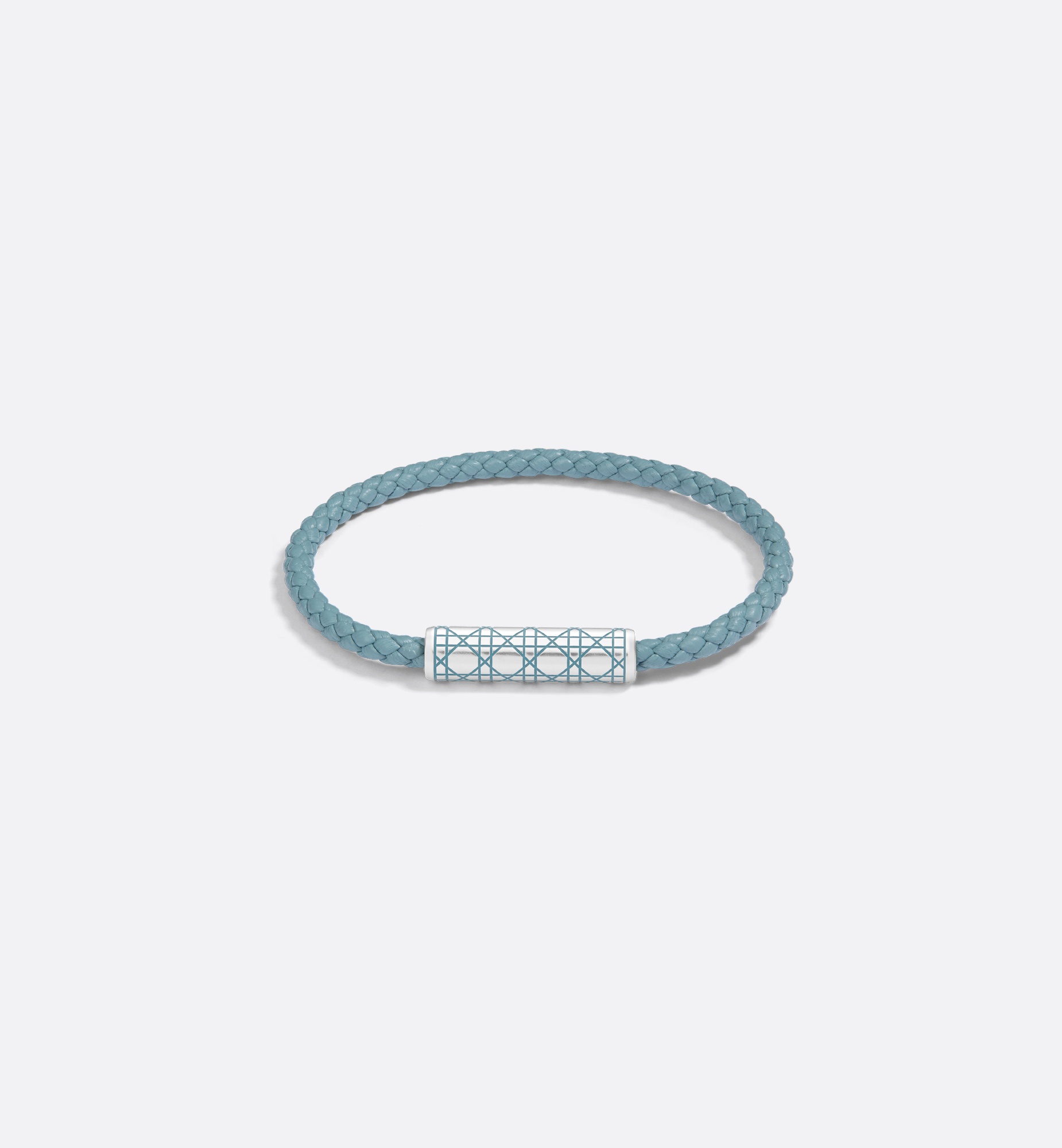 Cannage Braided Leather Bracelet - 1