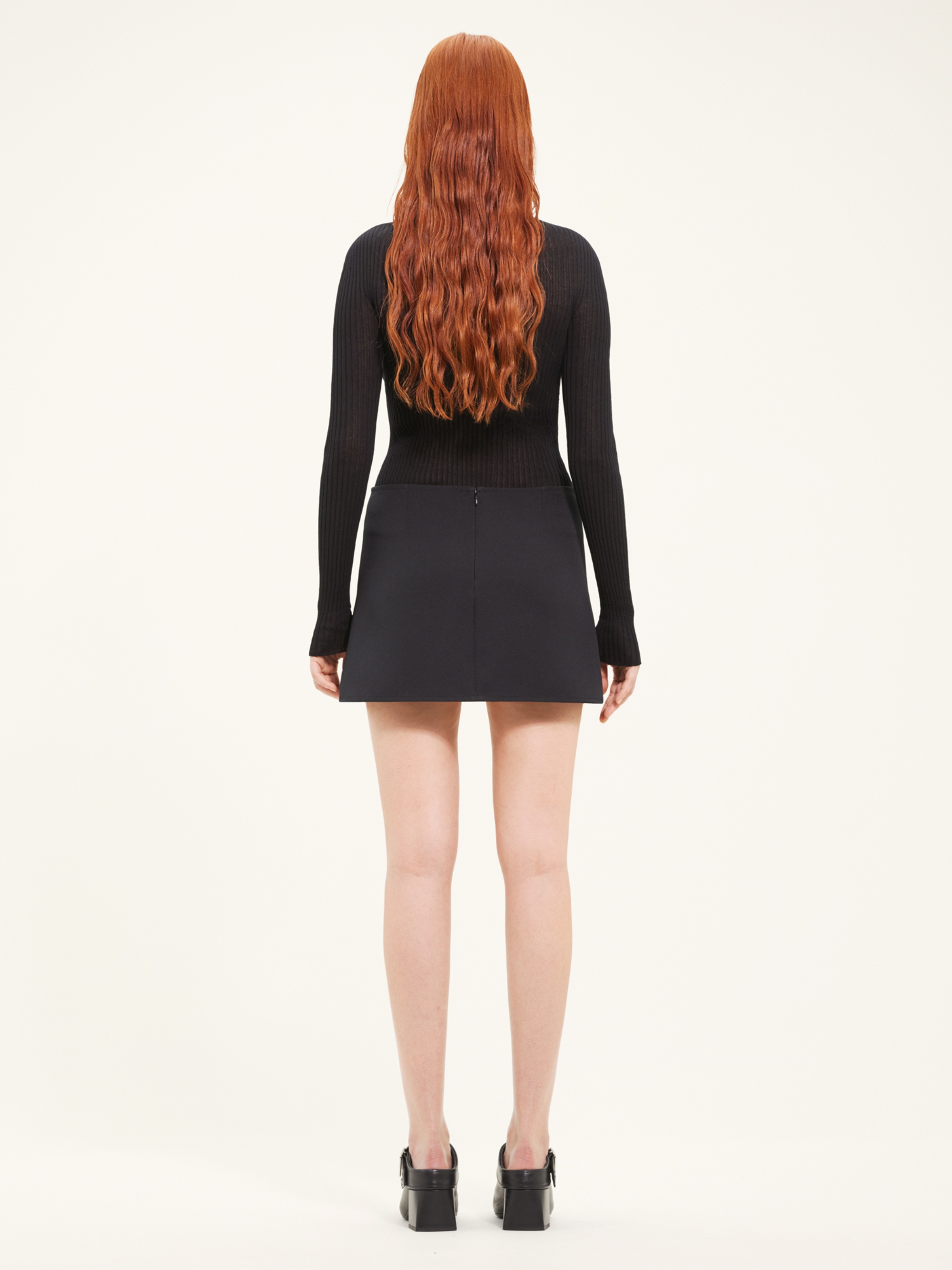 ELLIPSE TWILL MINI SKIRT - 4