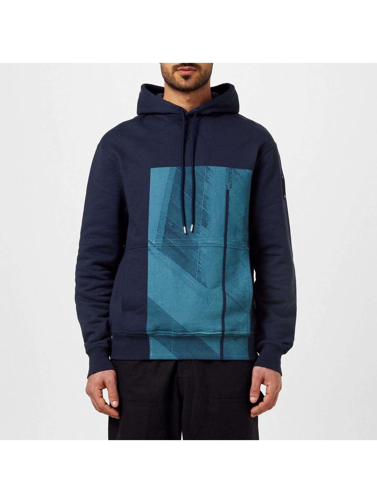 スウェット・トレーナー A COLD WALL Cotton Hooded Man to Man Black ACWMW143BLACK ACW A-COLD-WALL* cotton sweatshirt Brutalist Hoodie men's black