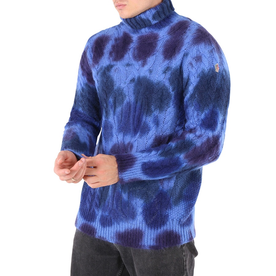 Moncler Maglione Tie-dye Turtleneck Jumper, Size Large - 5