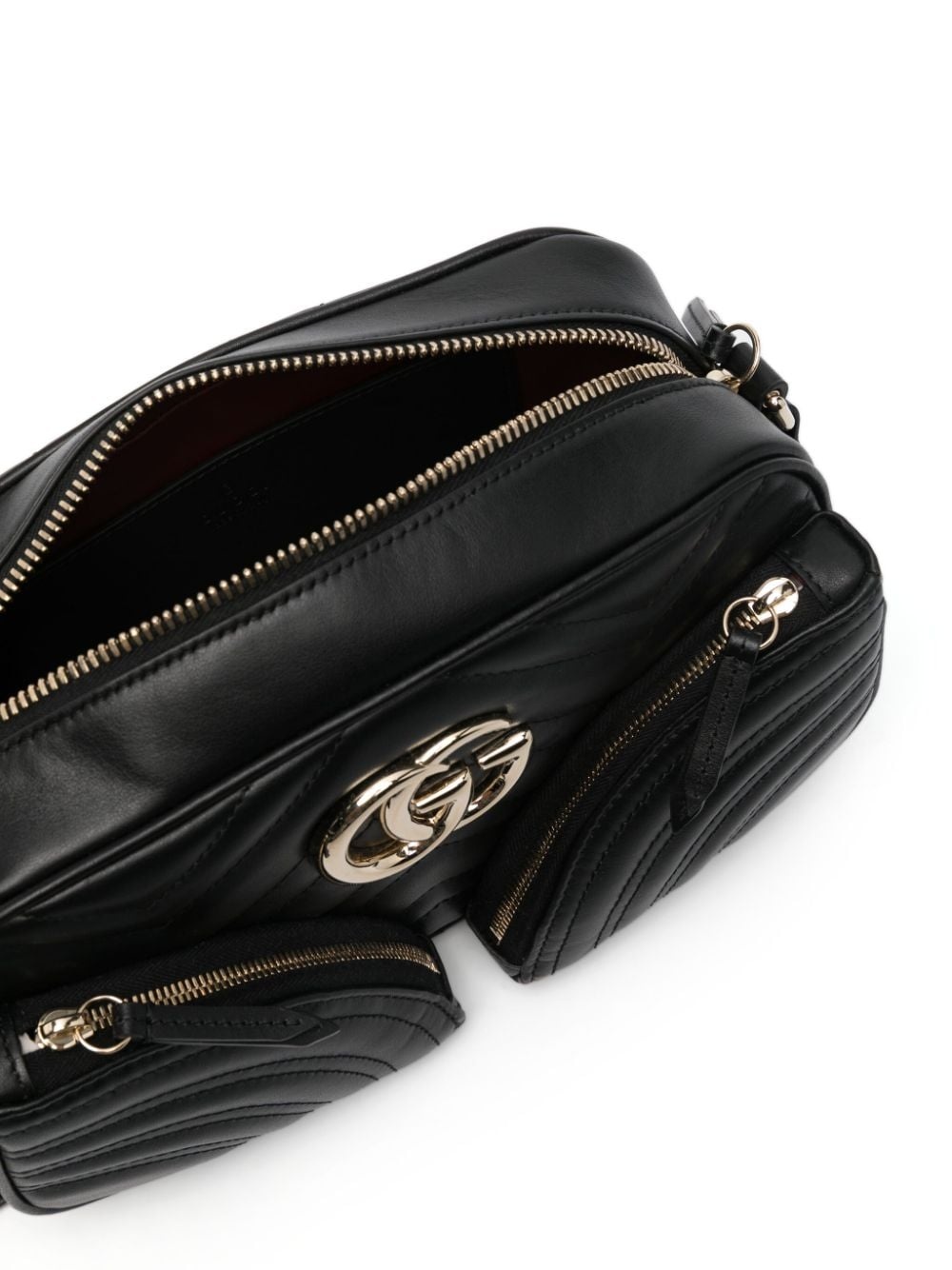 Gg marmont small leather shoulder bag - 4