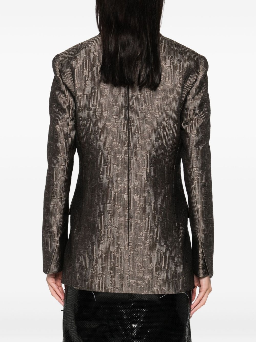 single-button blazer - 4