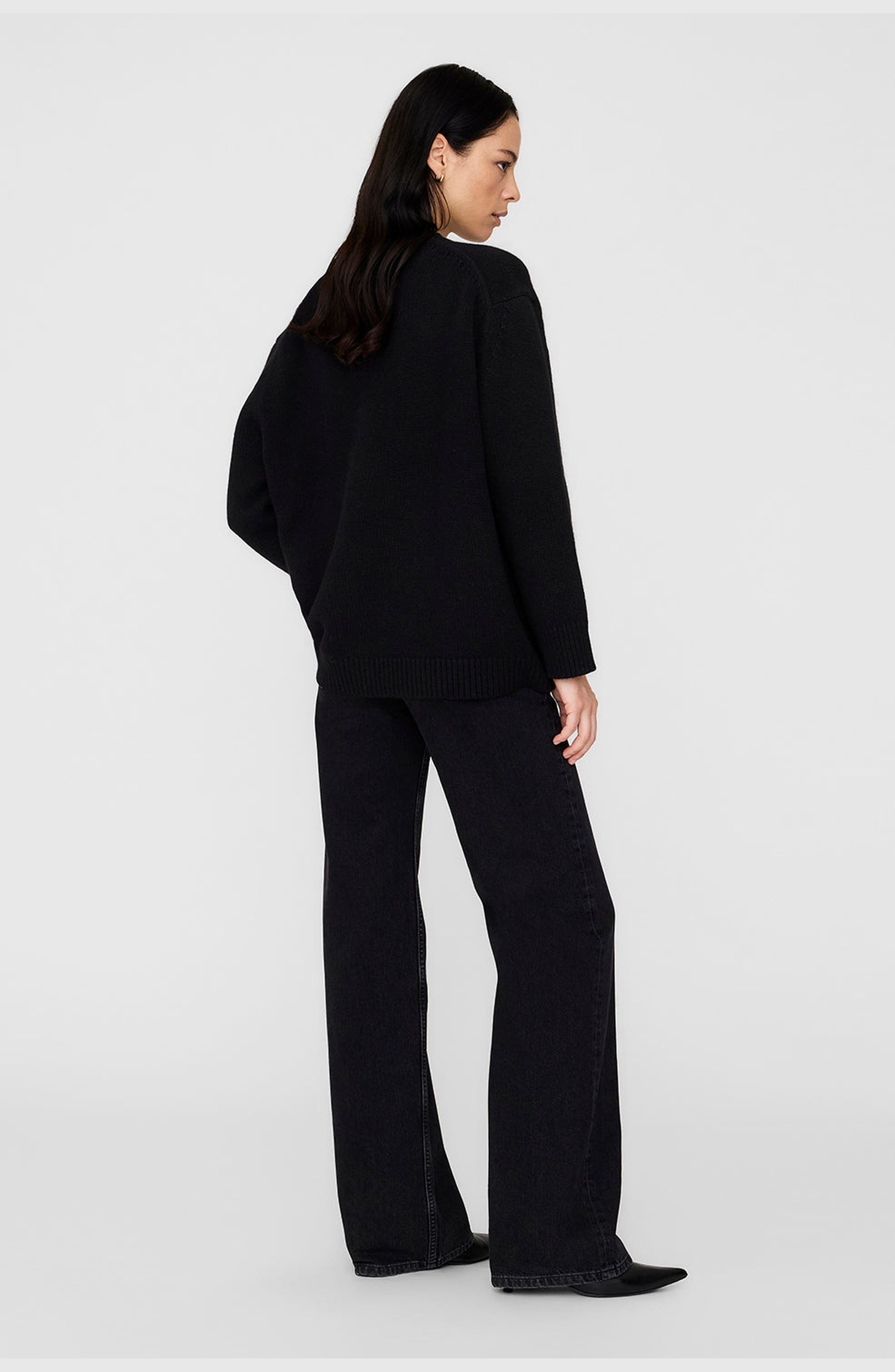 ANINE BING Rosie Sweater in Black at Nordstrom - 2