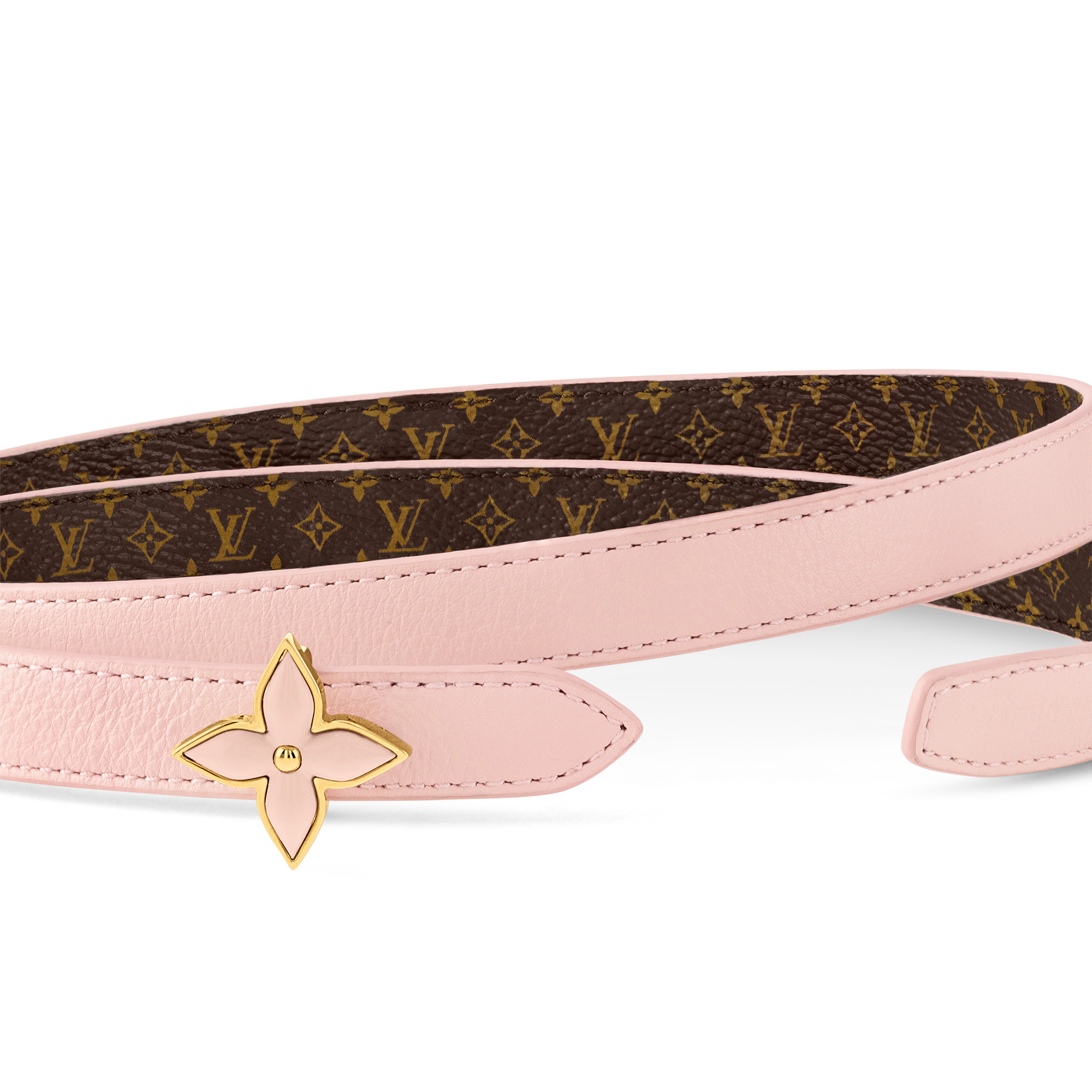 LV Mini Flowergram15mm Reversible Belt - 2
