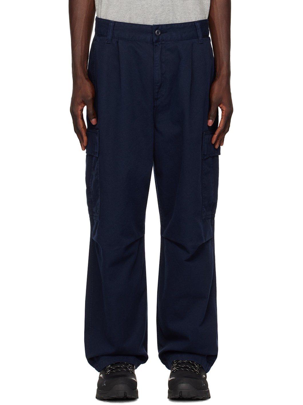 Navy Cole Cargo Pants - 1