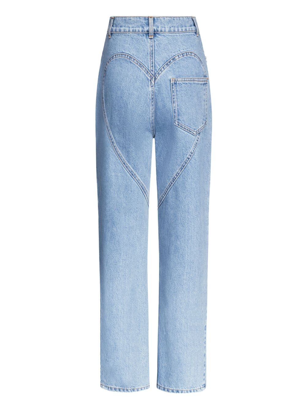 crystal-embellished jeans - 2