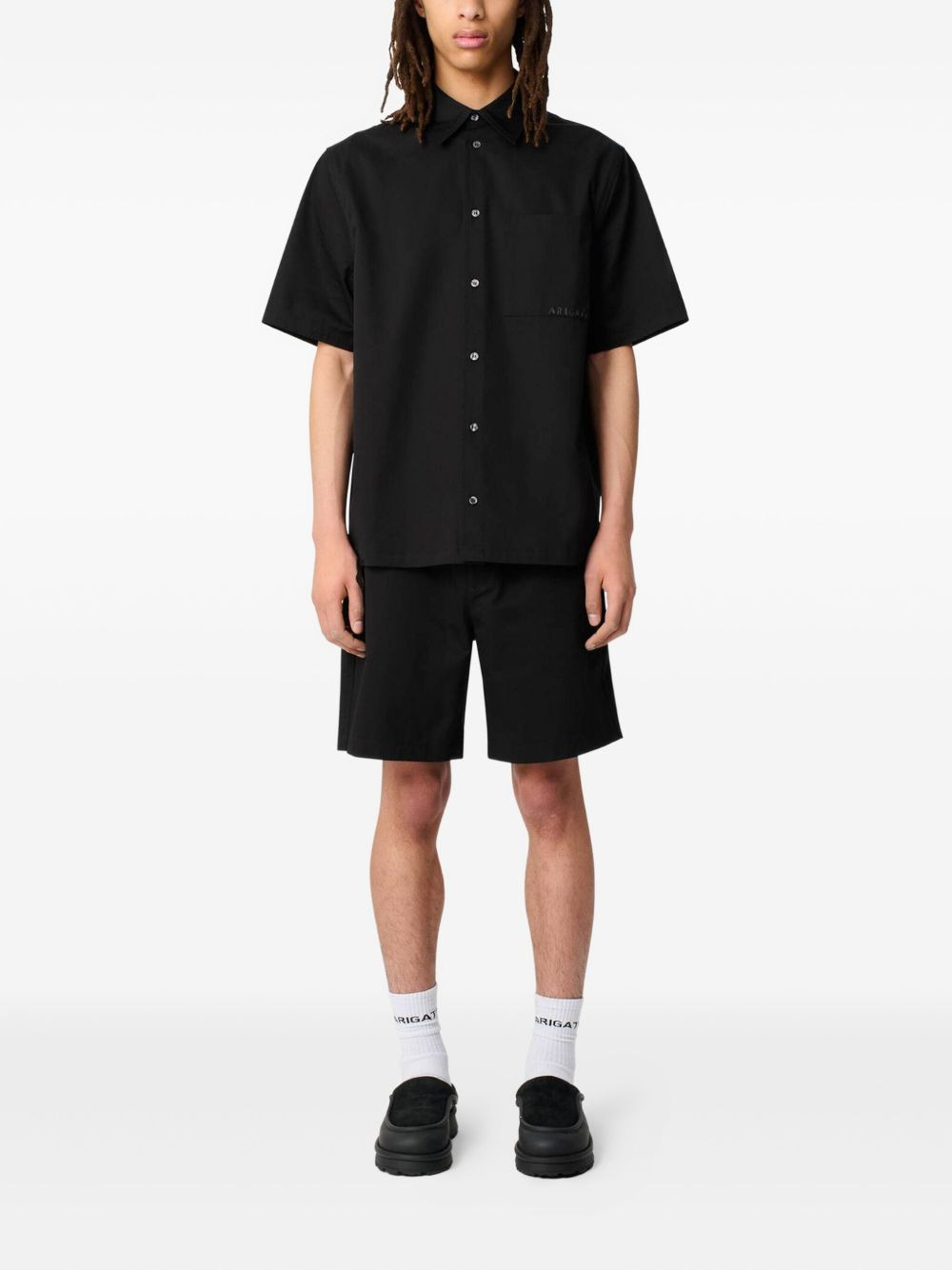Nova elastic-waist cotton shorts - 2