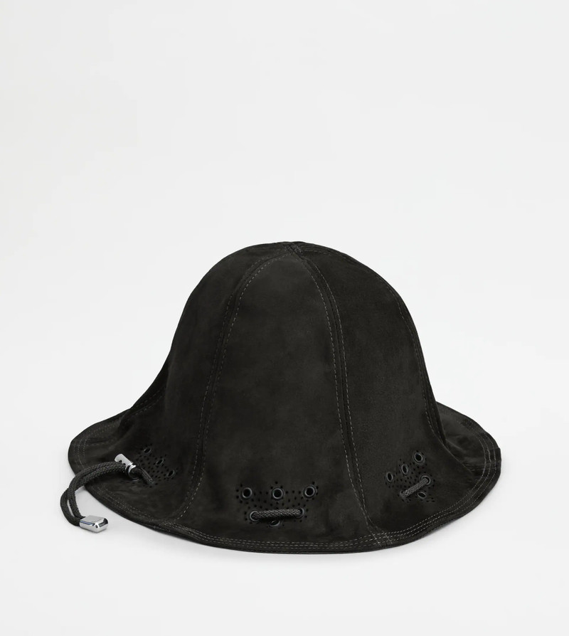 HAT IN SUEDE - BLACK 1