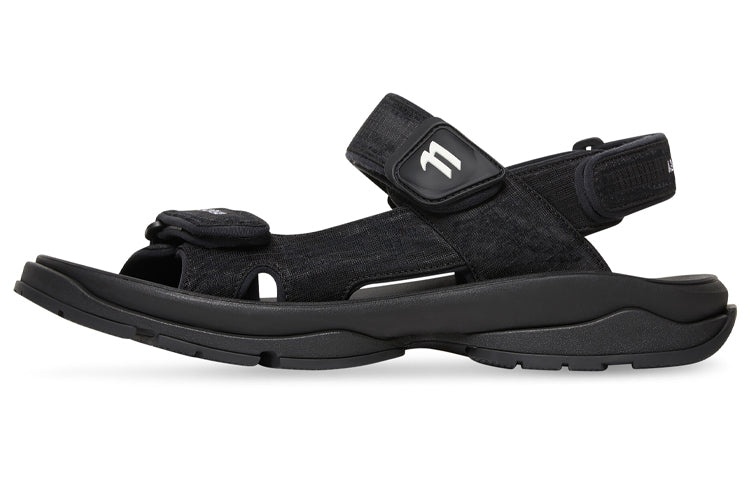 (WMNS) Balenciaga Tourist Sandal 'Black' 706277W2CCA1000 - 2