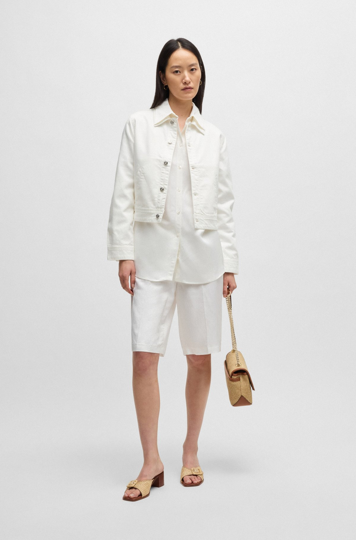 RELAXED-FIT SHORTS WITH WIDE LEG - 3