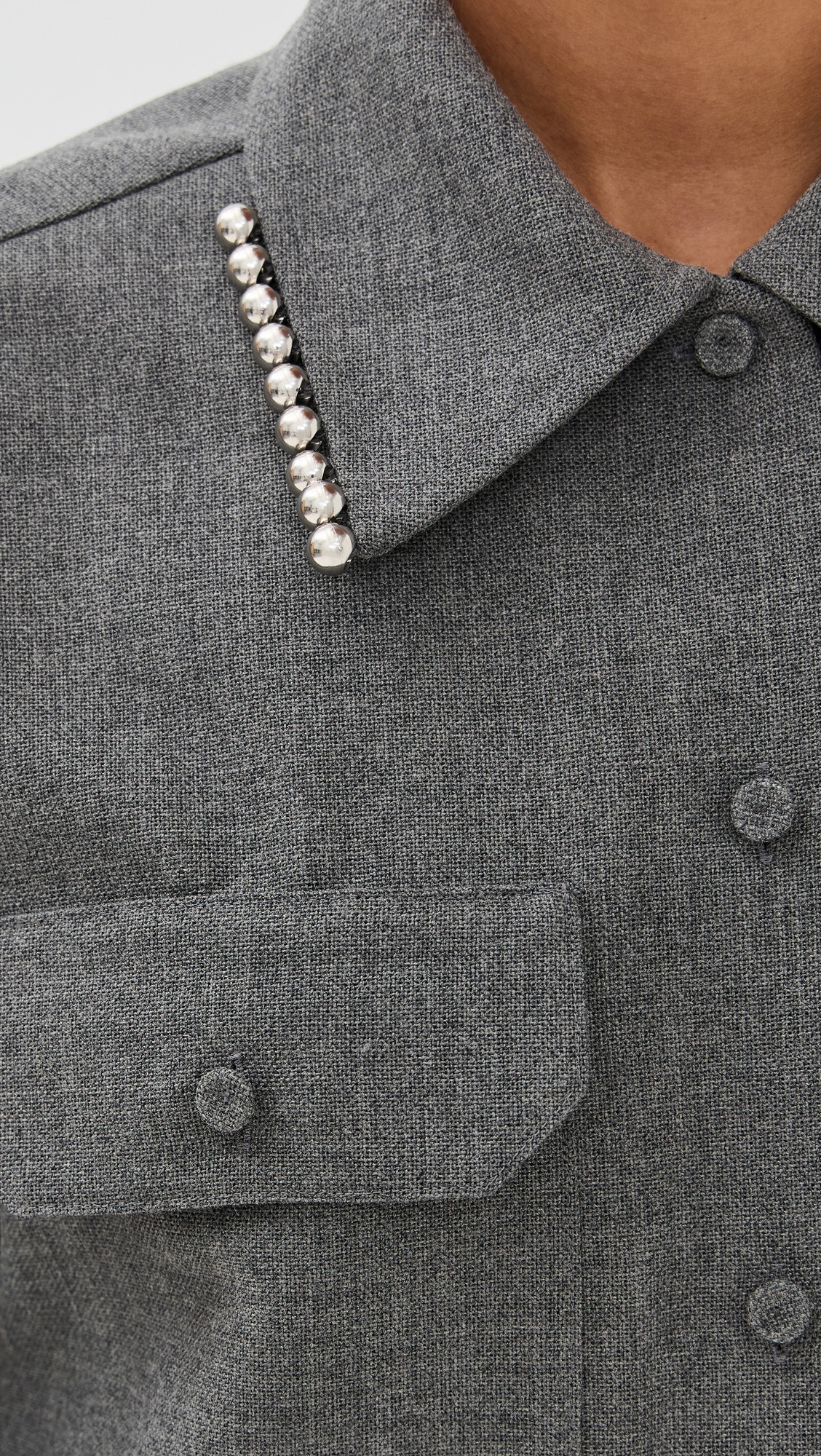 Wool Canvas Shirt - 5