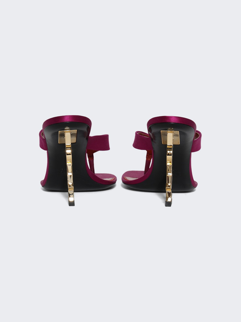 SAINT LAURENT Opyum 85 Mule Sandal Moroccan Fuxia And Moroc outlook