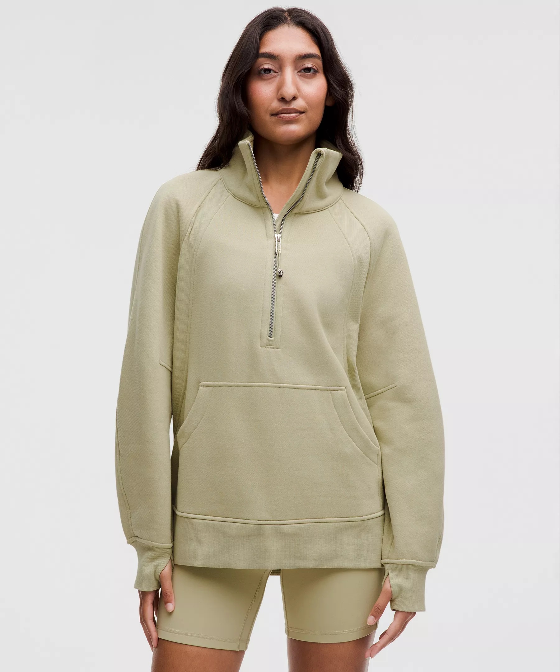 Scuba Oversized Funnel-Neck Half Zip *Long - 1