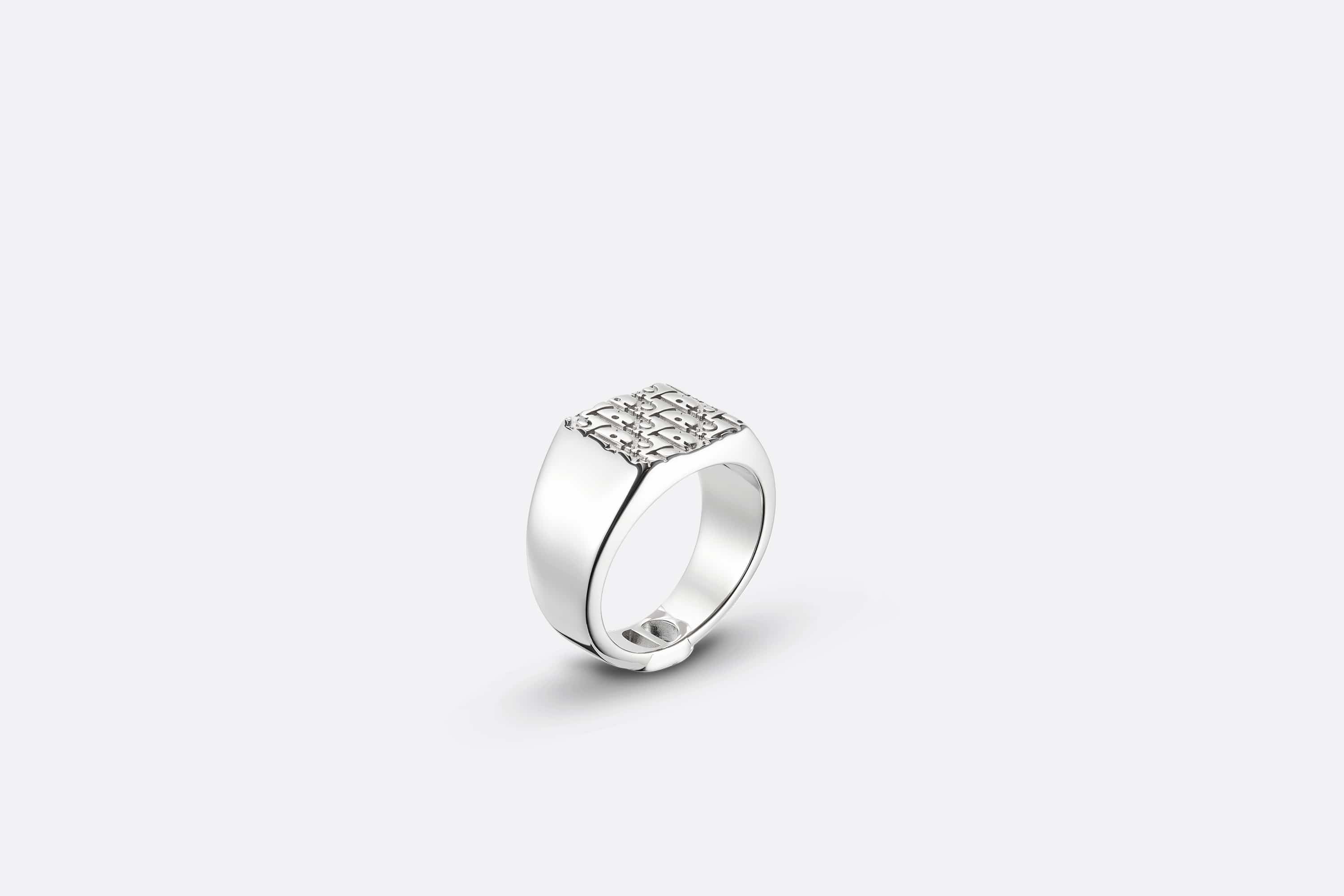 Dior Oblique Signet Ring - 4