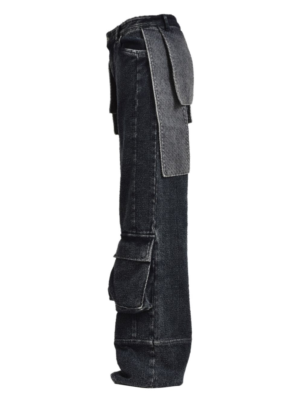 bouclé wide-leg jeans - 5