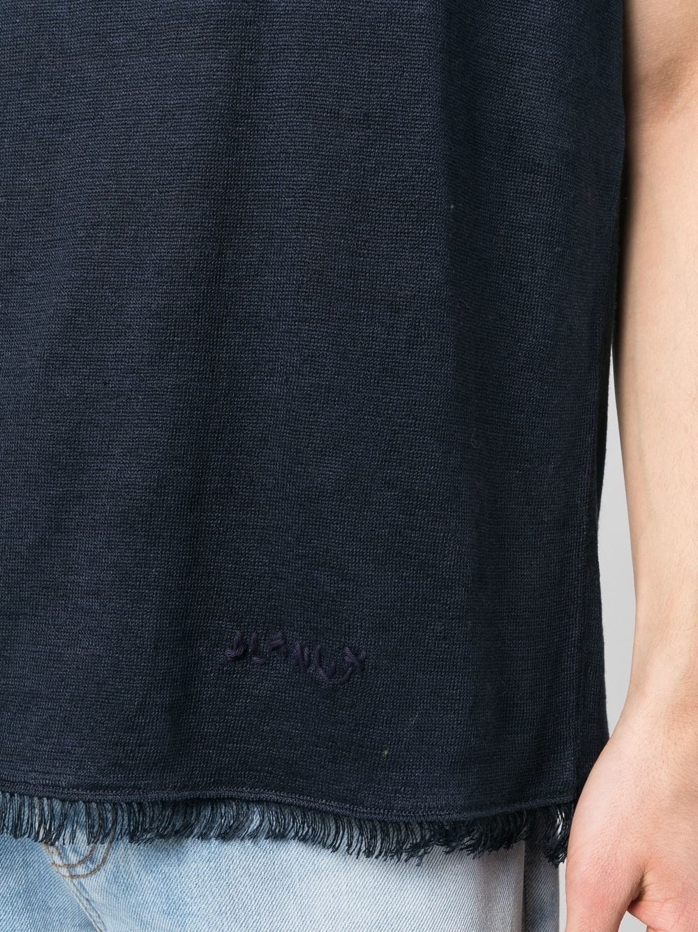 short sleeve linen T-shirt - 5