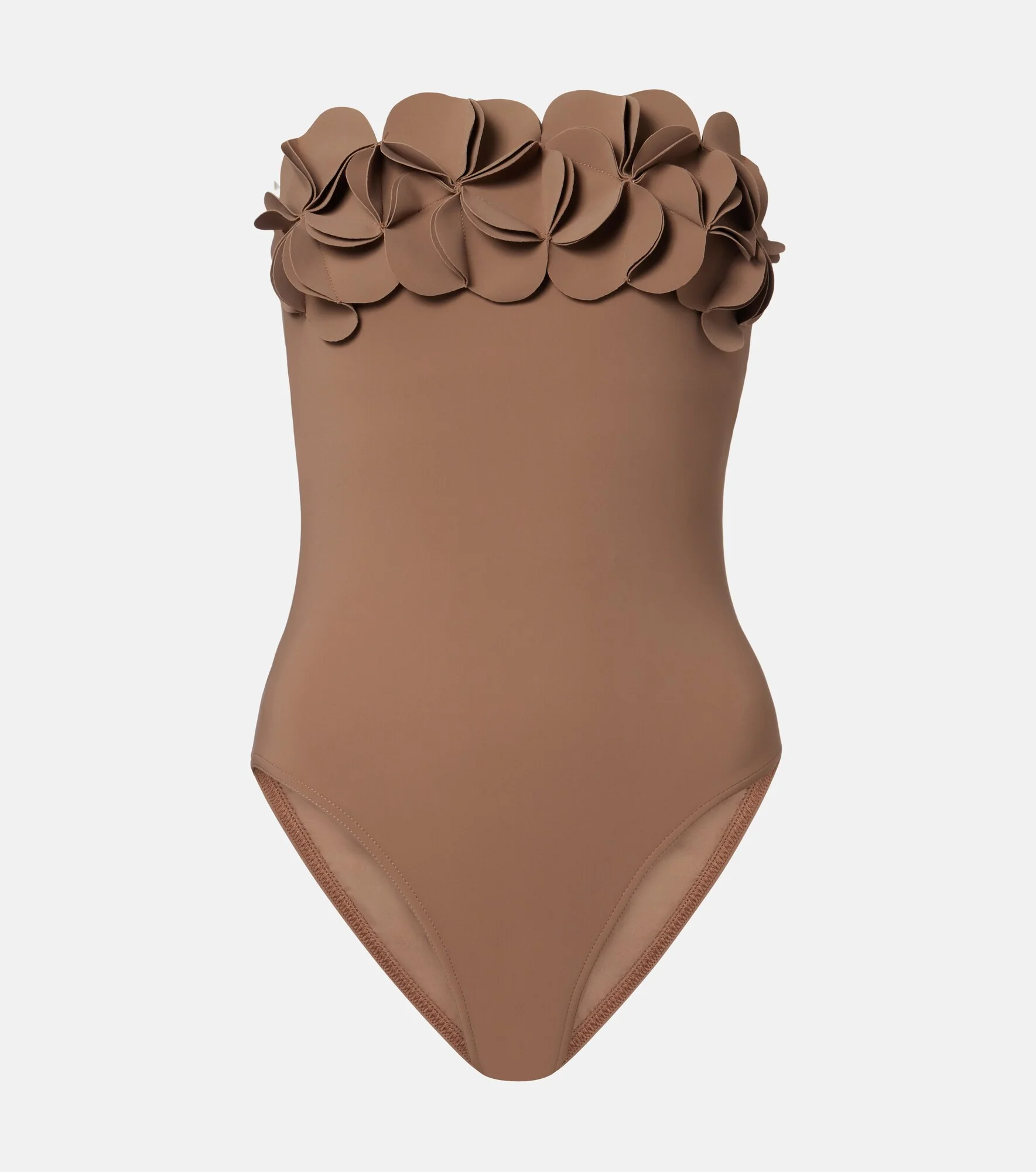 Tess floral-appliqué swimsuit - 1