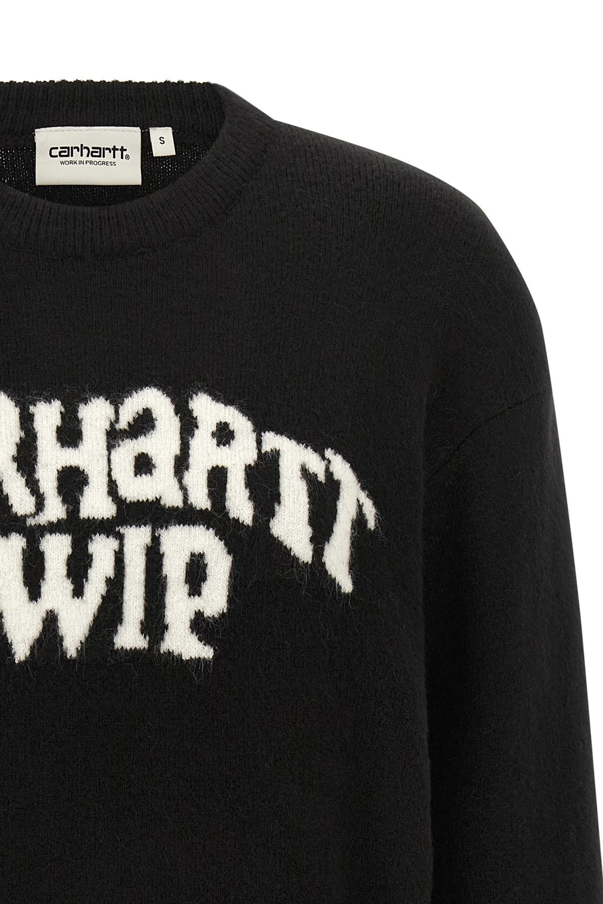 Logo intarsia sweater - 3