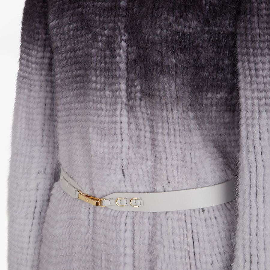 Gray mink coat - 3