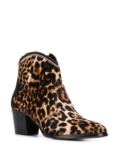 Zadig & Voltaire Molly leopard-print ankle boots outlook