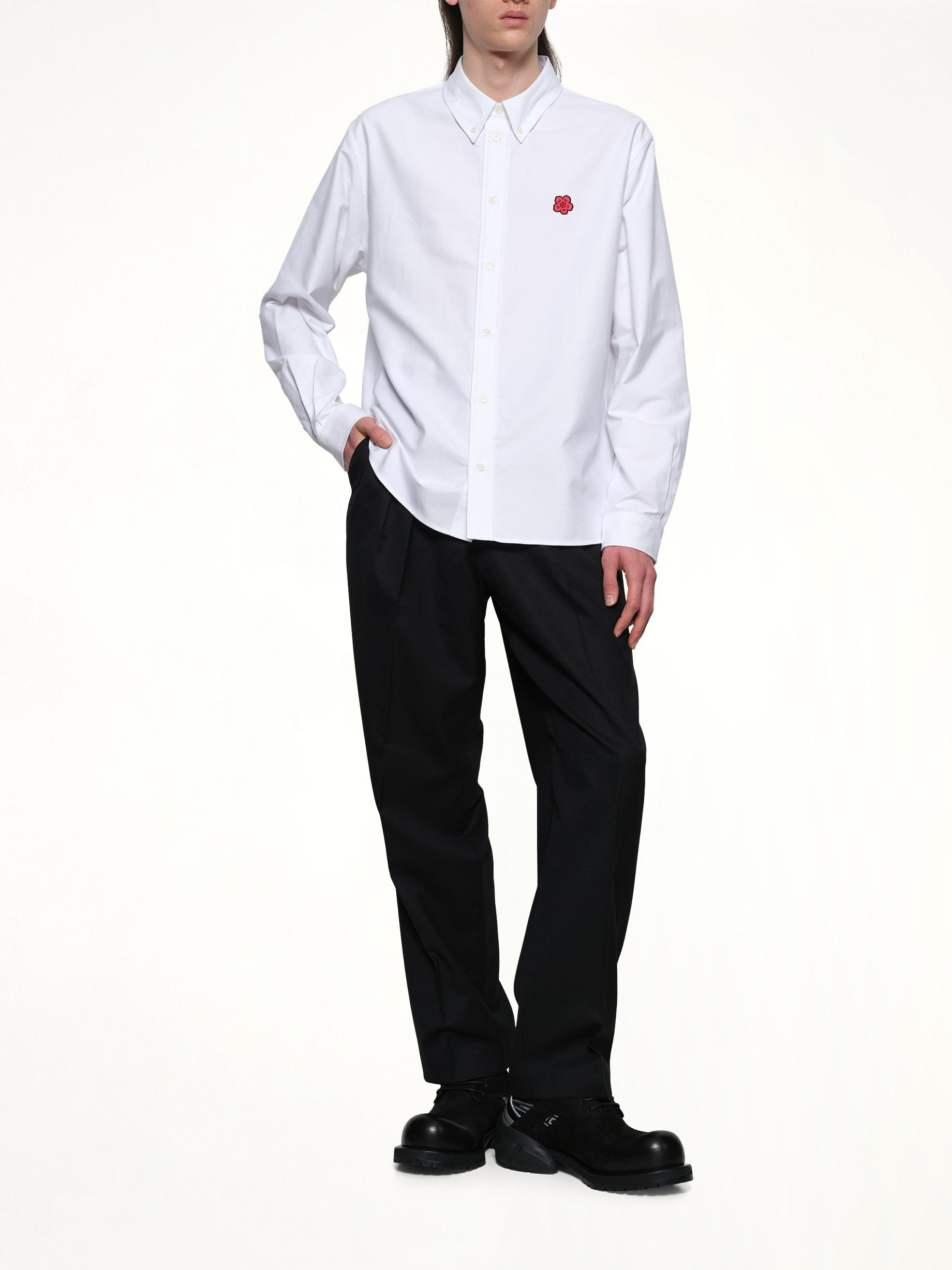 Kenzo Boke Flower Casual Shirt in White - 4