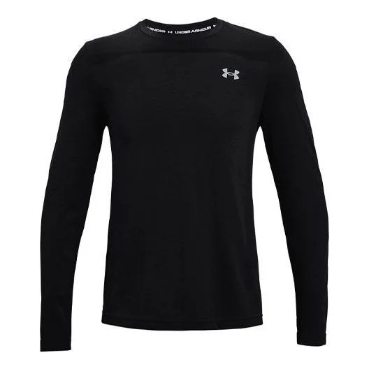 Under Armour Seamless Long Sleeve T-Shirt 'Black' 1361136-001 - 1