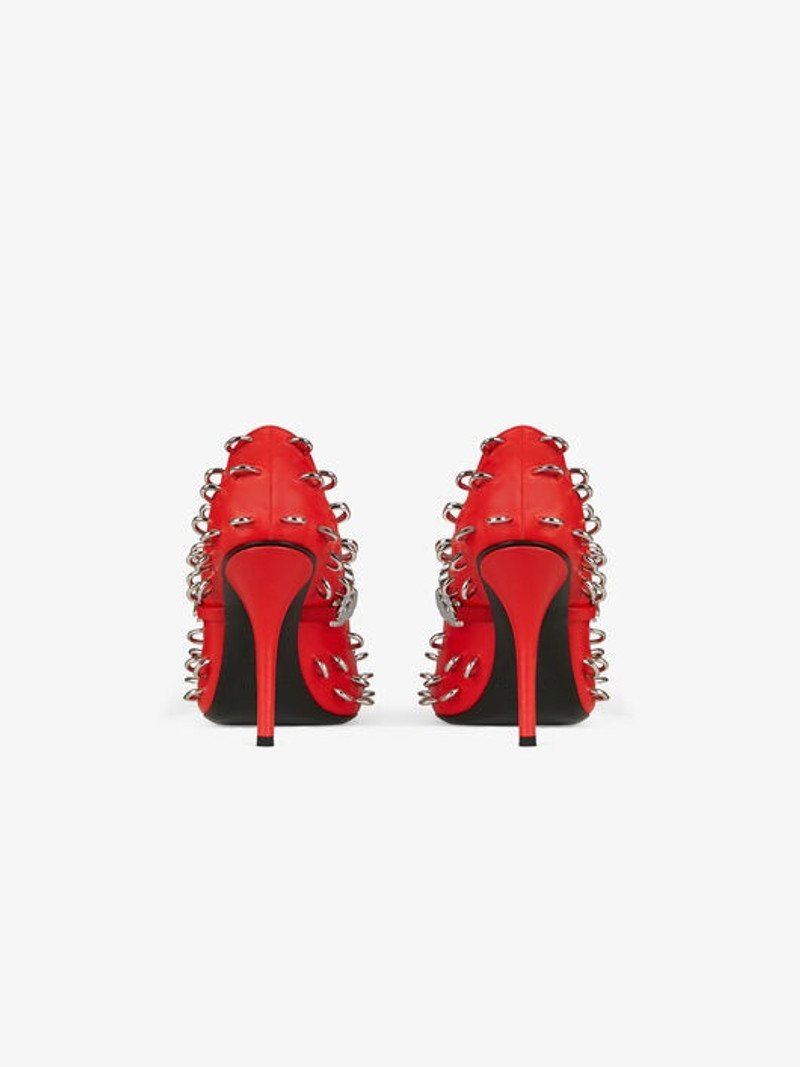 Givenchy PUMPS IN LEATHER WITH METALLIC DETAILS outlook