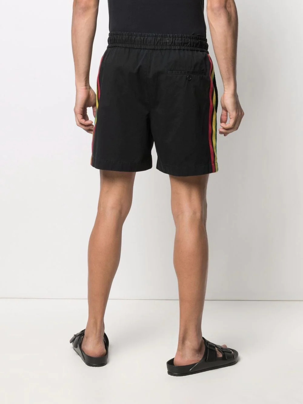 Exodus striped track shorts - 4