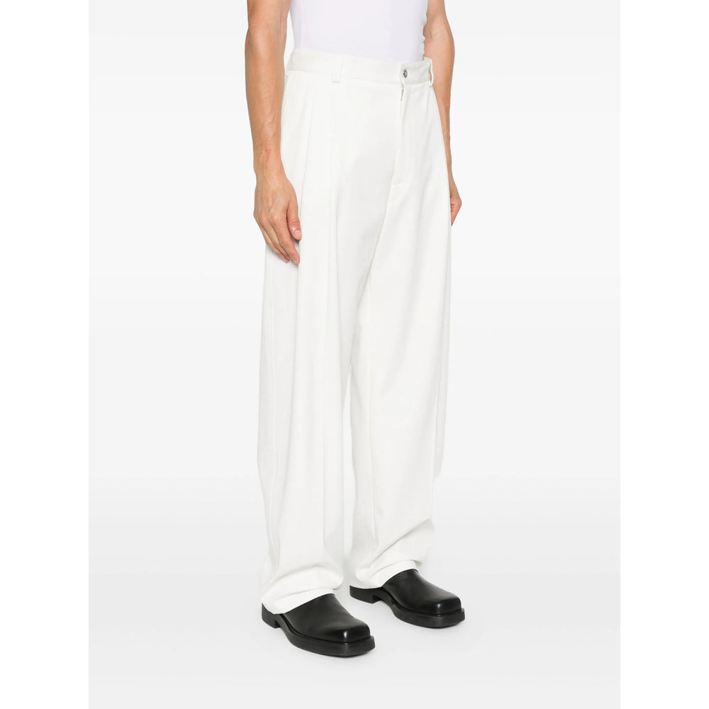 Givenchy White Trousers - Wide-Leg Trousers Men - 3