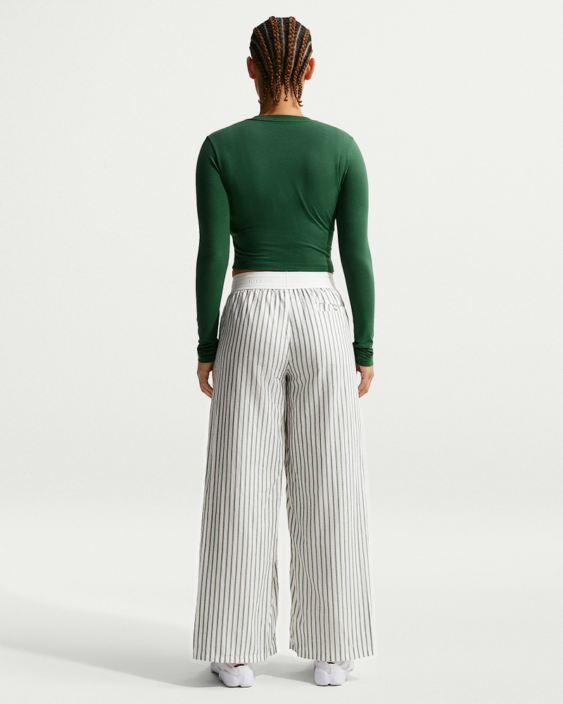 Nike Sportswear Chill Poplin Women's Loose Mid-Rise Woven Striped Pants 5