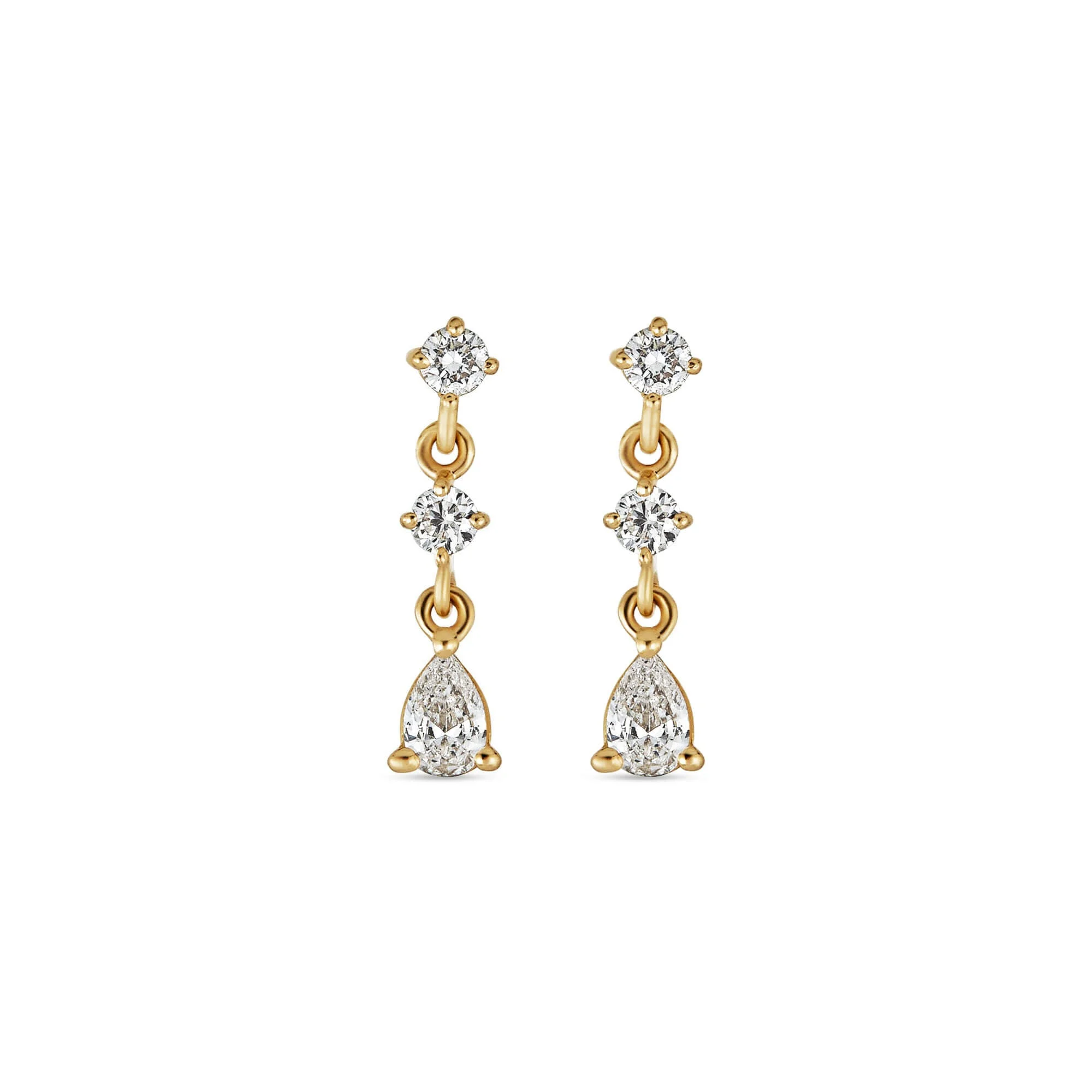 LAB-Created Diamond Screenplay Earrings - 1