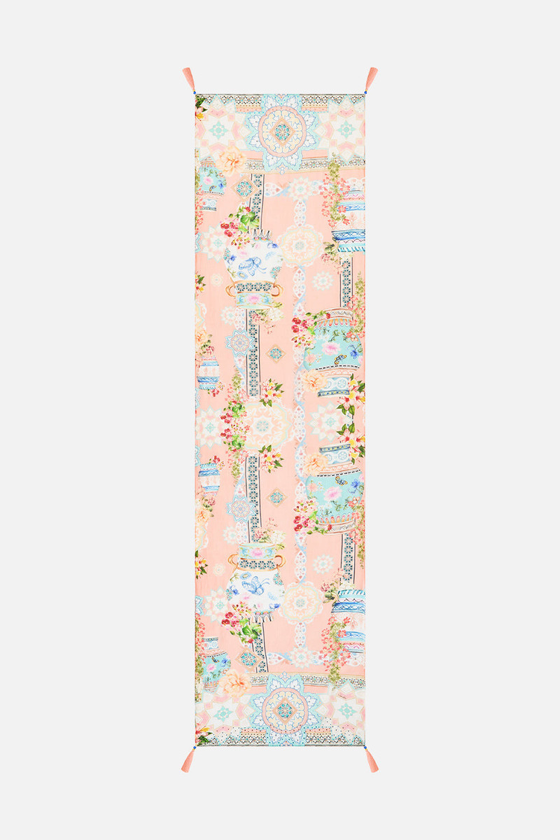 CAMILLA LONG SILK CRINKLE CHIFFON SCARF outlook