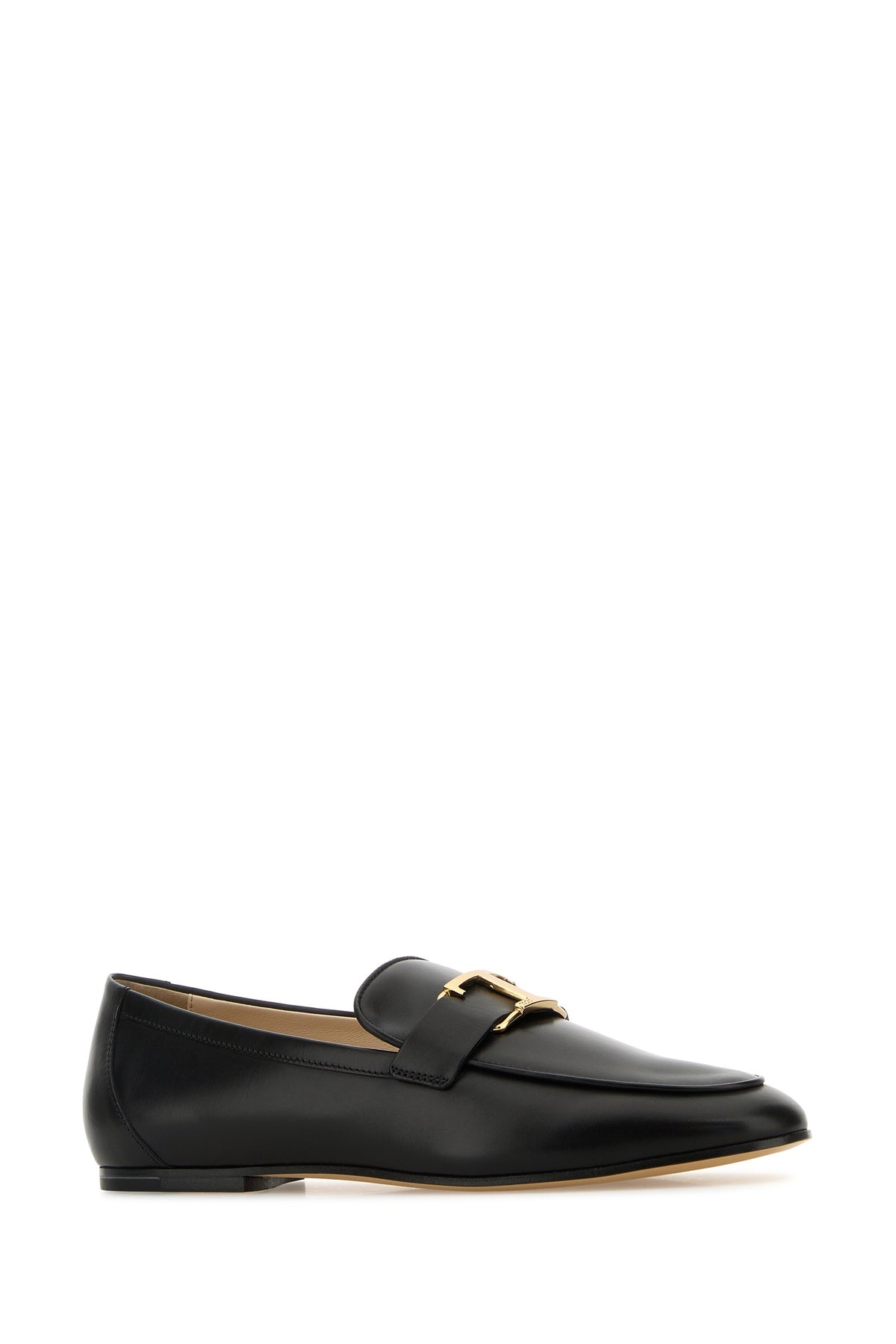 Black leather loafers - 2