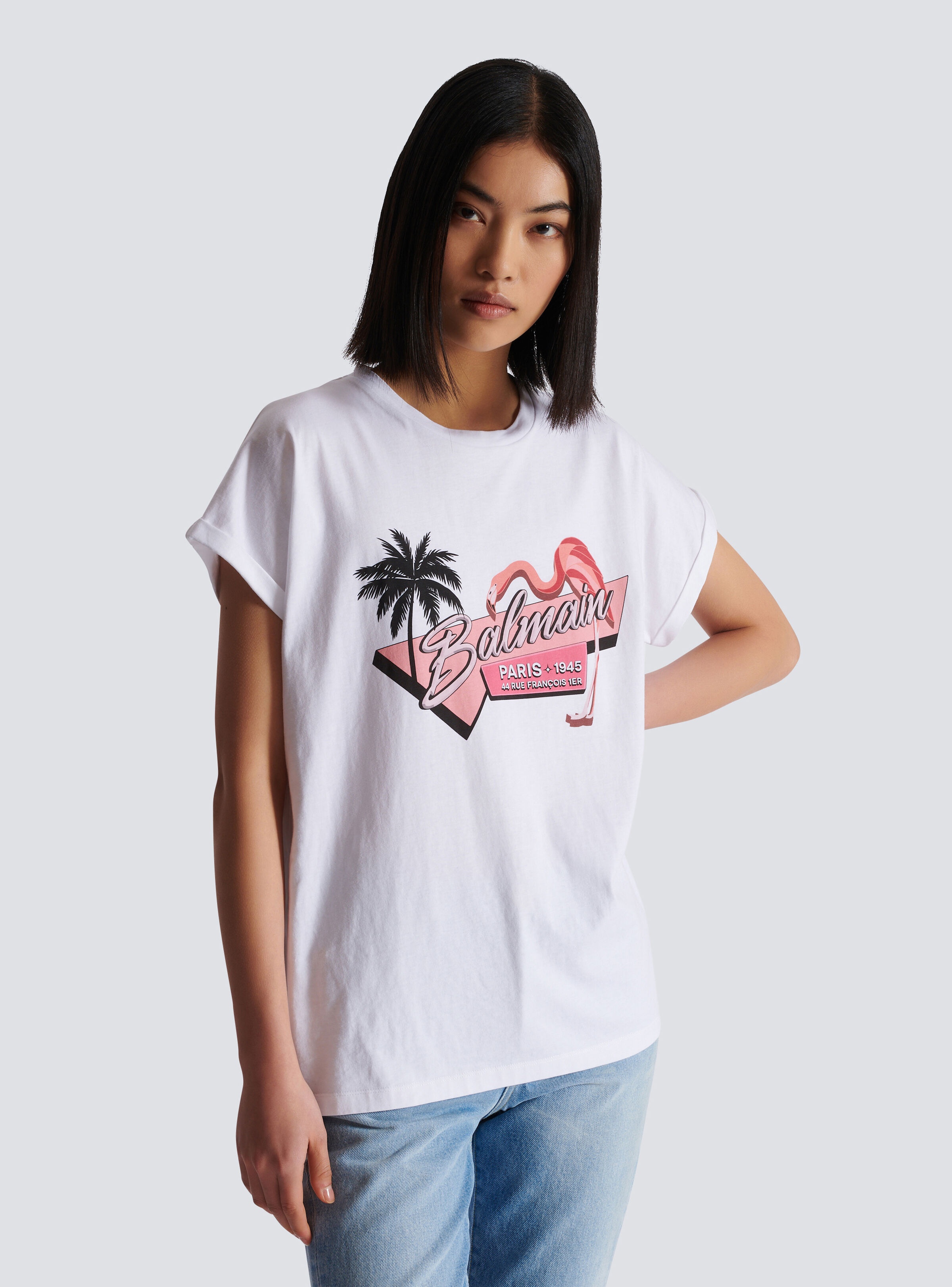 Balmain Flamingo T-shirt - 6