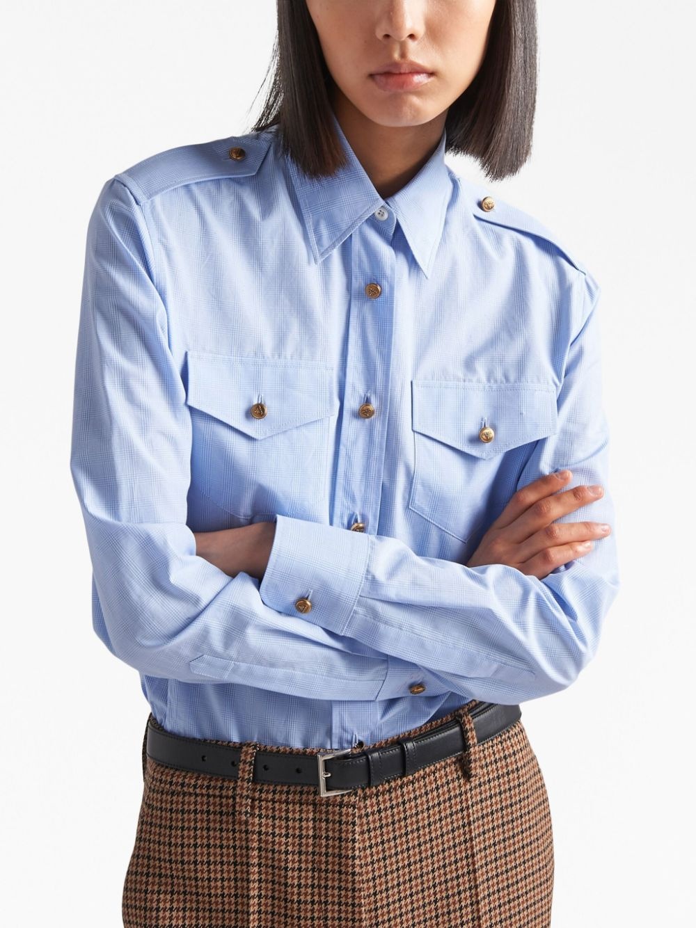 Prince of Wales-check shirt - 4